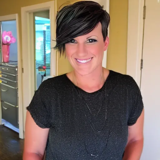 Image similar to short hair fauxhawk heather symmes, youtube