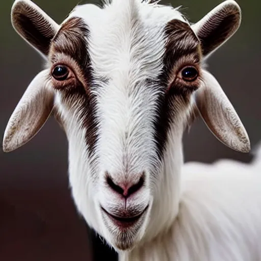 Image similar to a goat that looks like taylor swift