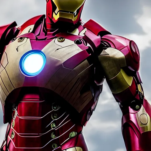 Image similar to broken down iron man suit, 4 k realistic photo