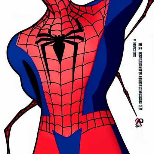 Prompt: Spiderman in the style of Neon Genesis Evangelion