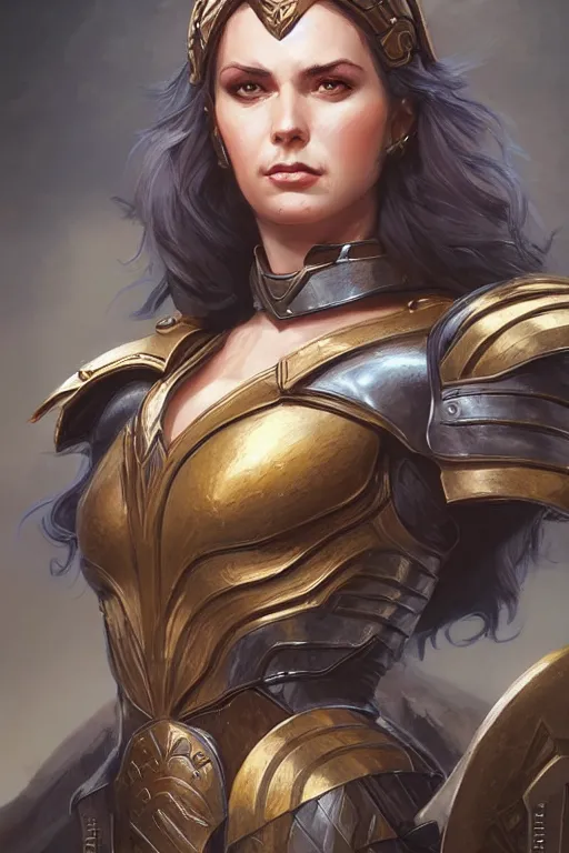 Image similar to amazon valkyrie athena, d & d, fantasy, portrait, highly detailed, headshot, digital painting, trending on artstation, concept art, sharp focus, illustration, art by artgerm and greg rutkowski and magali villeneuve