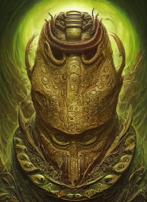 Image similar to mf doom reptile eyes, shamanic poster lsd art, intricate, elegant, highly detailed, centered, digital painting, artstation, concept art, smooth, sharp focus, illustration, artgerm, tomasz alen kopera, peter mohrbacher, donato giancola, joseph christian leyendecker, wlop, frank frazetta