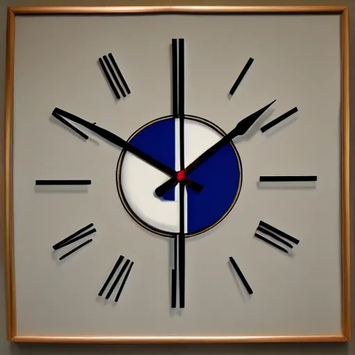 Image similar to a wall clock designed by Roy lichtenstein
