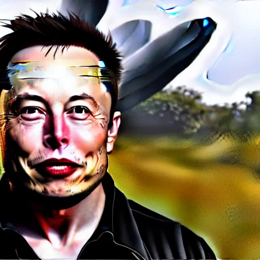 Image similar to elon musk with very long tusks 8 k ultra realistic, award winning, unreal engine 5, masterpiece, atmosphere glow, hyperrealistic, focused, extreme details, cinematic