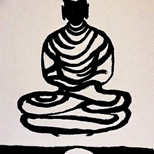 Image similar to zen art ink