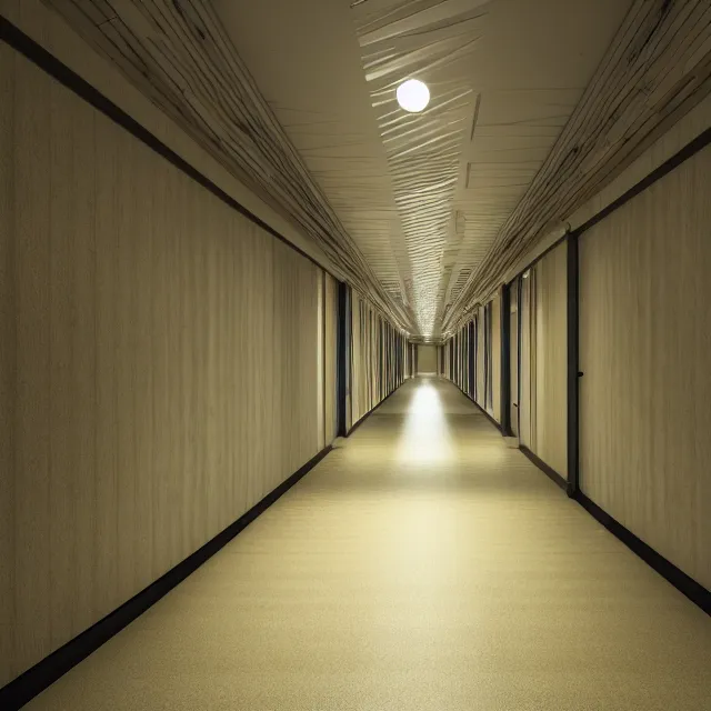 Image similar to endless corridor where the floor is made of a ball pit, highly detailed, 8 k, hdr, smooth, sharp focus, high resolution, award - winning photo