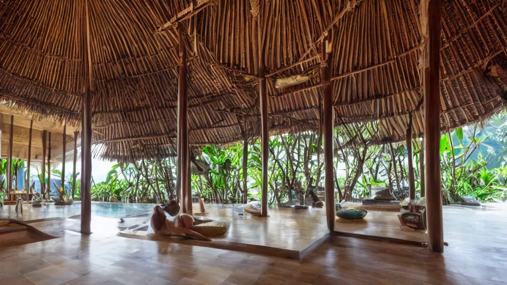 Image similar to bali interior indoor architecture