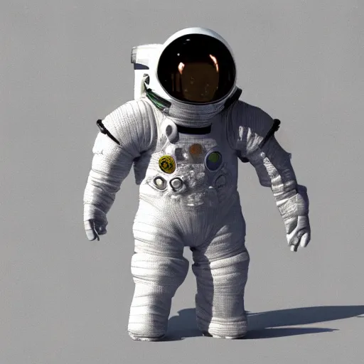 Prompt: knight in spacesuit, 3 d render, cute