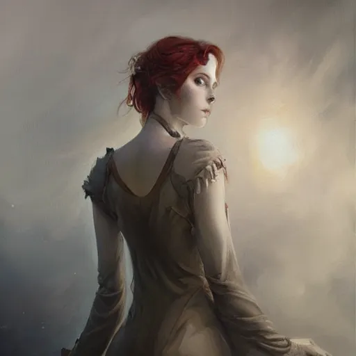 Prompt: a painting in the style of charlie bowater and in the style of charles dulac and in the style of donato giancola. smooth, sharp focus, fantasy, semi - realism.