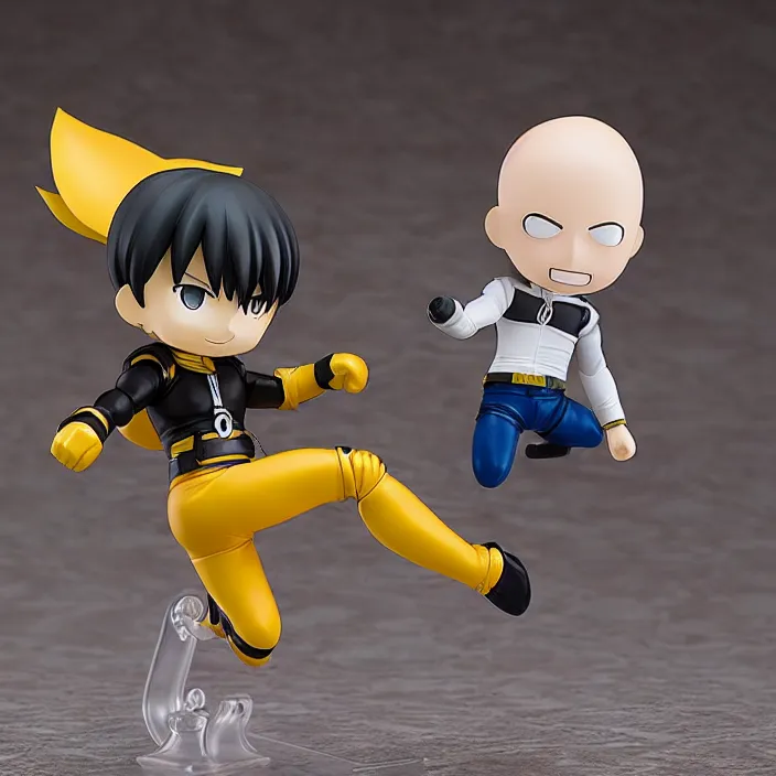 Image similar to Blast from One Punch Man, An anime Nendoroid of Blast From One Punch Man , figurine, detailed product photo