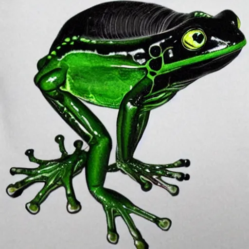 Image similar to a xenomorph frog