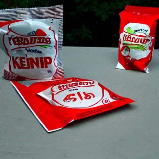 Image similar to ketchup packets exploding