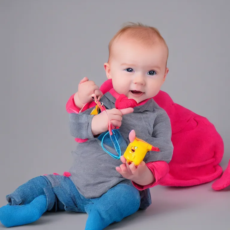 Image similar to fisher price baby's first cattle prod, product photo, studio lighting