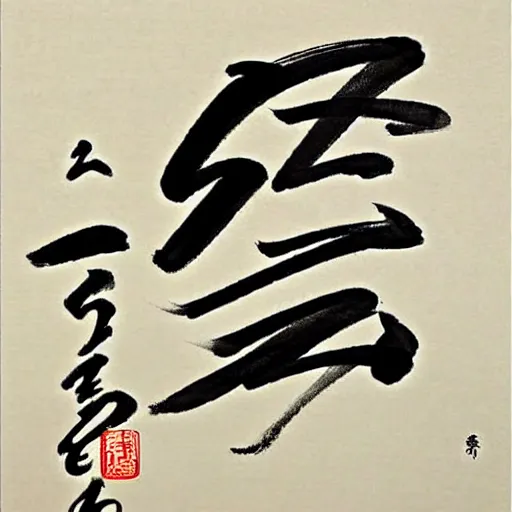Image similar to zen calligraphy ink