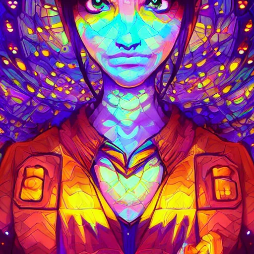 Image similar to skill magic geek inside matrix deepdream radiating a glowing aura stuff loot legends stylized digital illustration video game icon artstation lois van baarle, ilya kuvshinov, rossdraws,