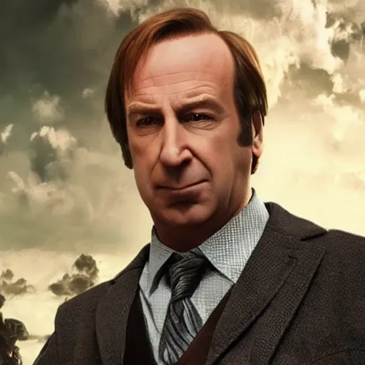 Image similar to saul goodman as a jedi knight