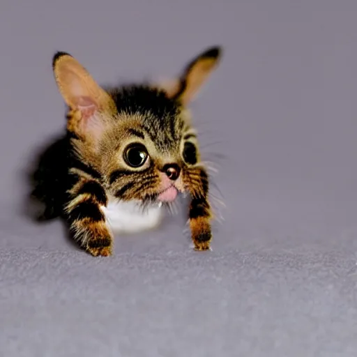 Image similar to photo of world ’ s smallest cat the size of a honeybee