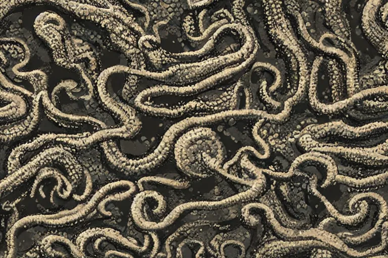 Image similar to land of krakens, 8 k high detail