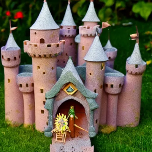 Image similar to a fairy castle for my mother