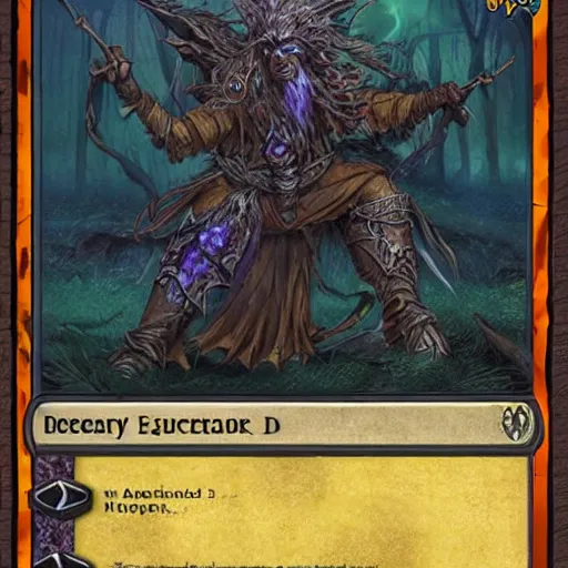 Image similar to apocryphal death fuel druid night
