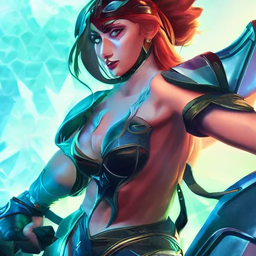 Image similar to renata league of legends poster art 4 k high resolution