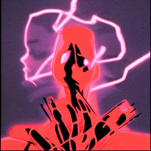 Image similar to neon genesis evangelion directed by david lynch poster
