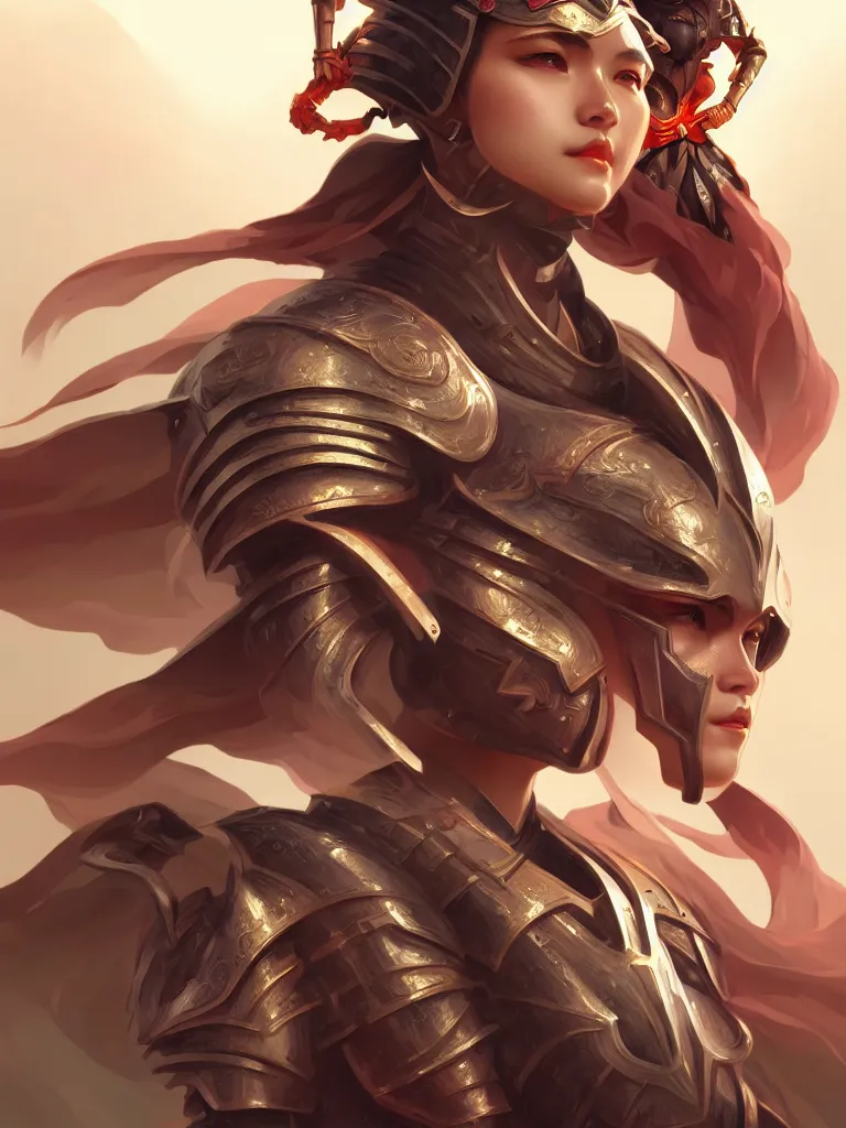 Image similar to portrait hero action pose of futuristic wetern female knights of zodiac, chinese dragon concept art, highly detailed, digital painting, artstation, sharp focus, illustration, art by tan zi and ayanamikodon and alphonse mucha and wlop