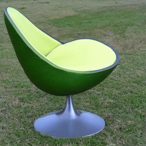 Prompt: An avocado chair