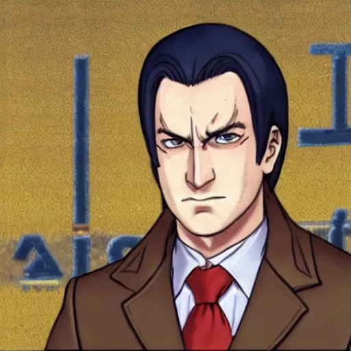 Prompt: saul goodman in ace attorney