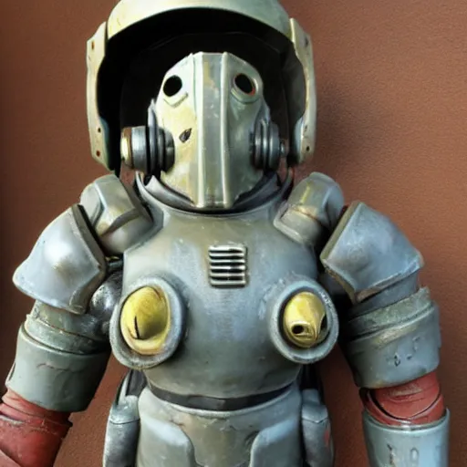 Image similar to power armour from Fallout TV Series