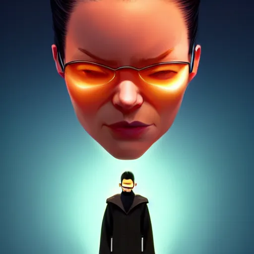 Image similar to face icon stylized minimalist the matrix, loftis, cory behance hd by jesper ejsing, by rhads, makoto shinkai and lois van baarle, ilya kuvshinov, rossdraws global illumination