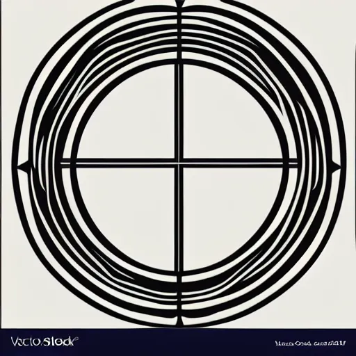Prompt: a square vector art panel for cnc plasma, laser, simple concentric geometric pattern