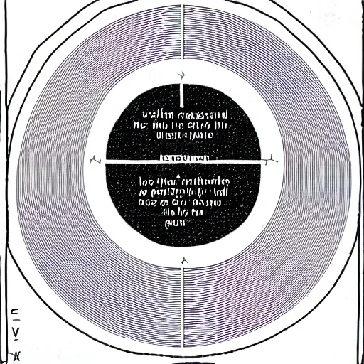 Image similar to a convoluted diagram explaining Plato's republic