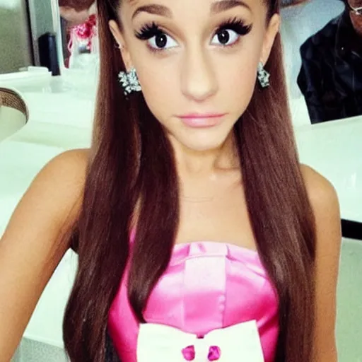 Prompt: ariana grande as a cute maid