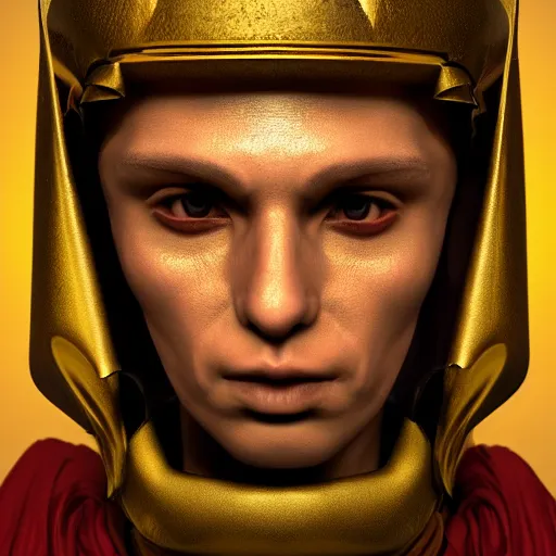 Image similar to portrait of a martian prince, renaissance style, star wars character, volumetric lights, symmetry, headpiece, trending on artstation, sharp focus, leica, studio photo, intricate details, highly detailed