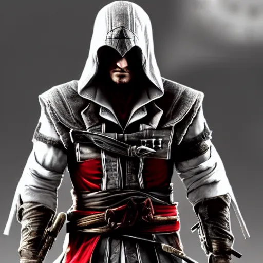 Prompt: ishowspeed as an assassins creed protagonist