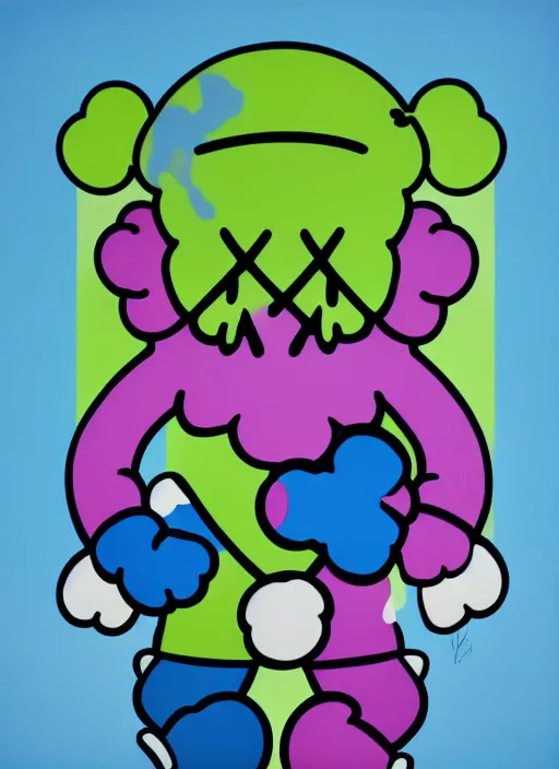 Image similar to kaws artwork