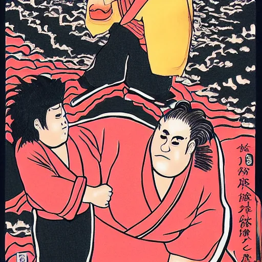 Prompt: Jonah Hill neverending torture. Jigoku Zoshi, by Shōsai 松斎