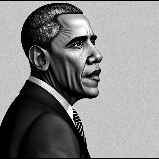 Image similar to obama, pixar animation, hd, octane render