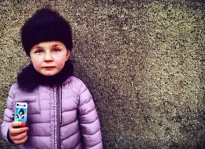 Image similar to professional fine details photo portrait of kid from kazan, tatarstan kid in the postsoviet suburbia, iphone detailed photo, instagram