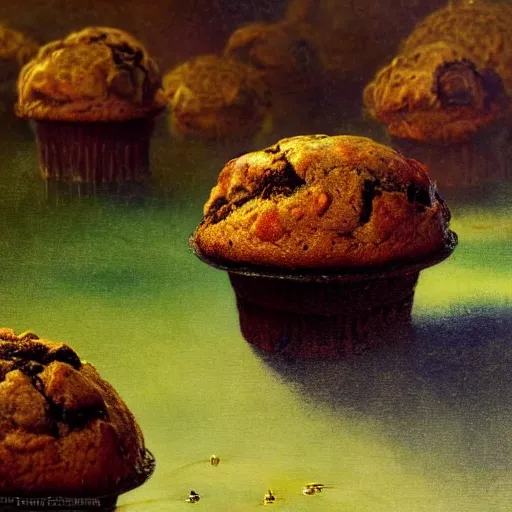 Prompt: creepy abyssal spring space grid hawk prune muffin estuary , by Brom and Salvador Dalí and Albert Bierstadt , bokeh , impressionism , storybook illustration