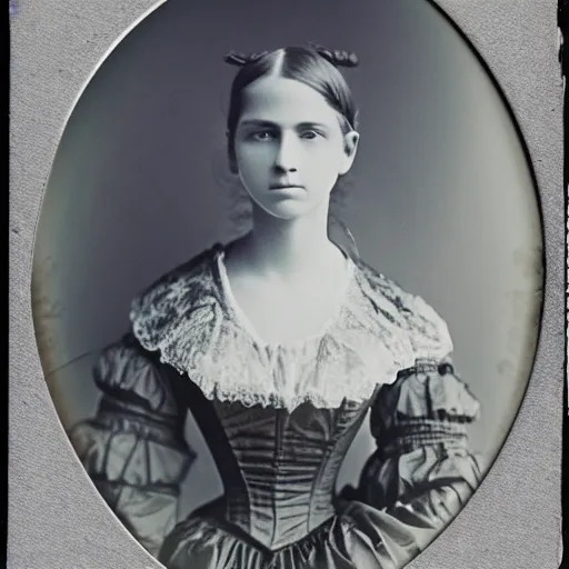 Image similar to clear photography of a beautiful and teenaged princess, circa 1 8 6 1