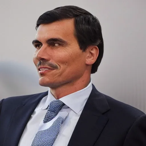 Image similar to spanish president pedro sanchez shaved