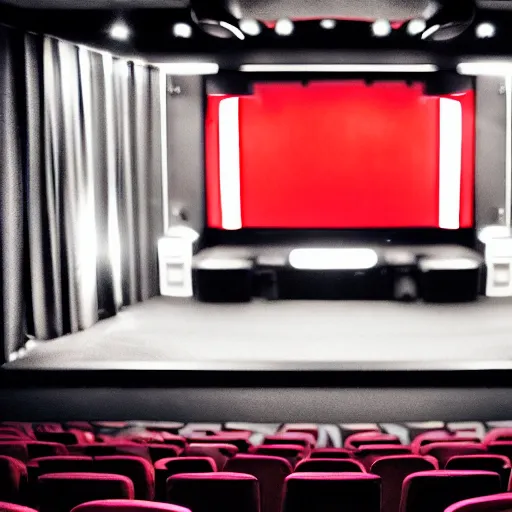 Empty Cinema Cinema With Soft Chairs Before The Premiere Of The Film There  Are No People In The Cinema Sliding Automatic Comfortable Large Leather  Chairs Stock Photo - Download Image Now - iStock