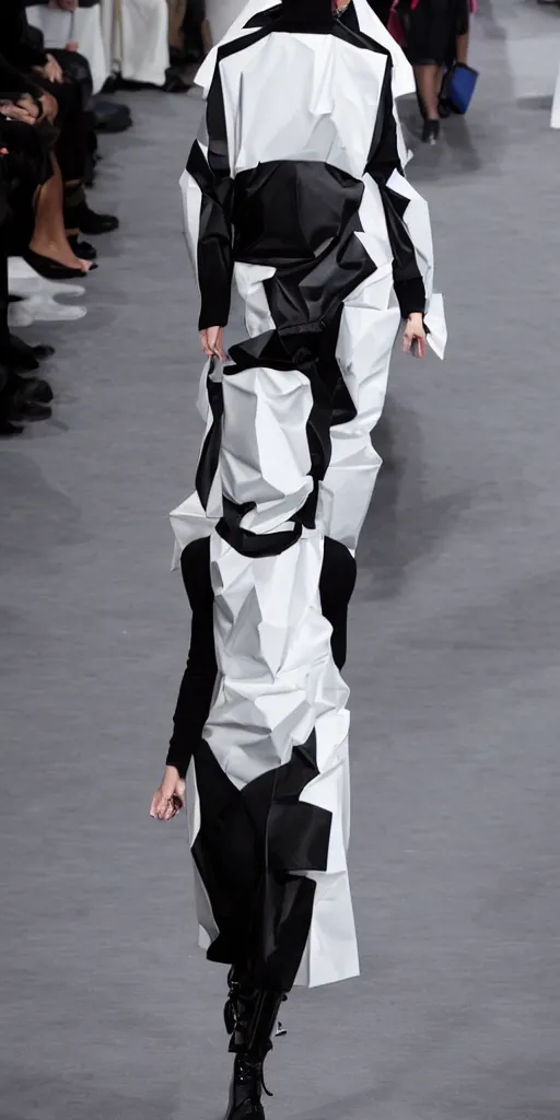 Image similar to real life photo of balenciaga outfit design, innovative