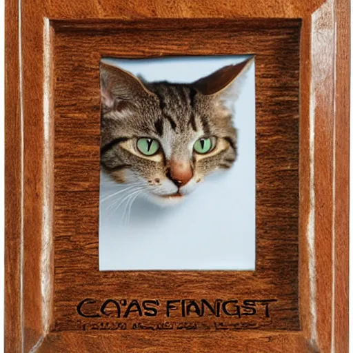 Image similar to picture frame made of cat fangs