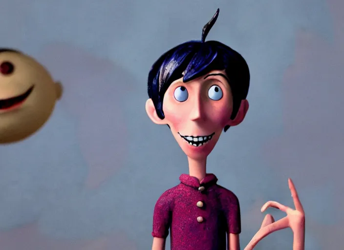 Image similar to a very high resolution image from a new movie. stop motion. coraline. directed by wes anderson