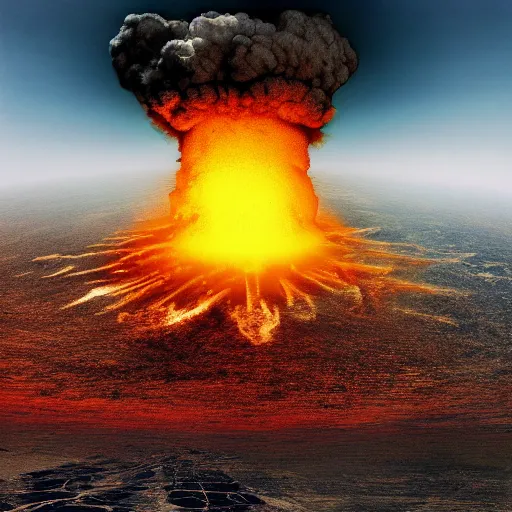 Image similar to nuclear explosion, 4 k