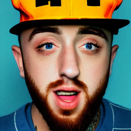 Prompt: rapper mac miller, poster, smooth, movie poster, coloured, sharp focus, 8 k, highly detailed, hd