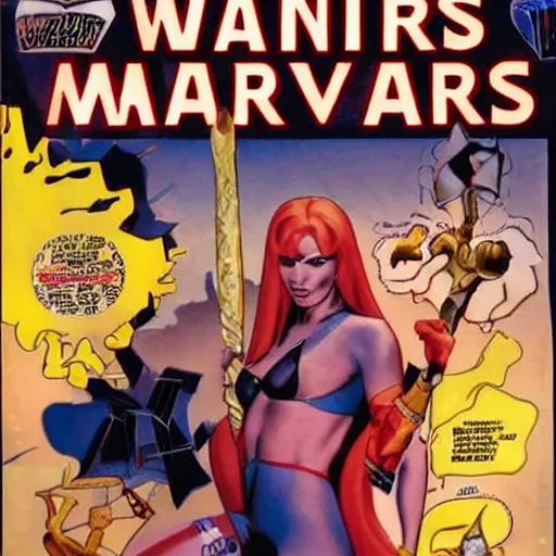 Prompt: Wands from marvel as pornstar